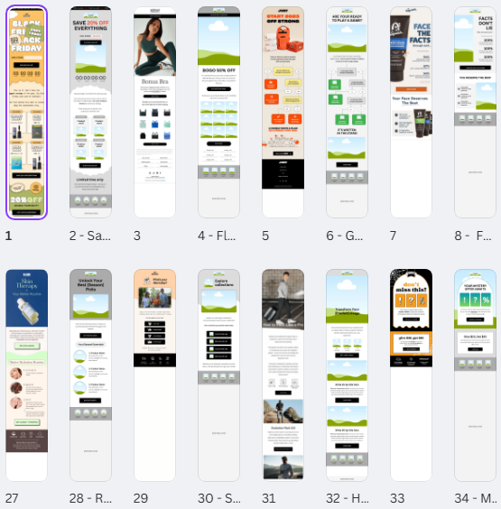 135 Email Campaign Templates