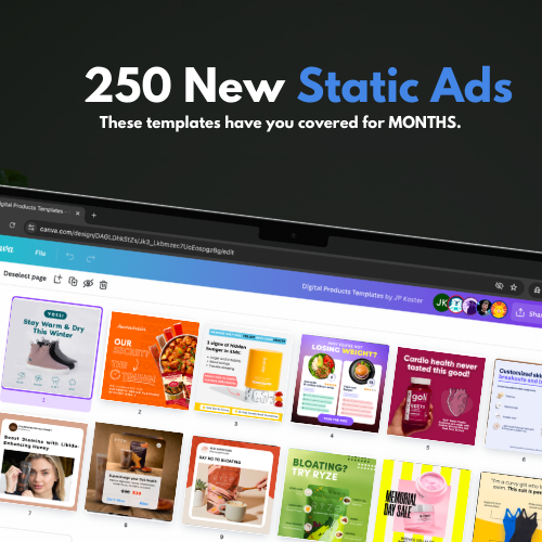 250 canvas templates